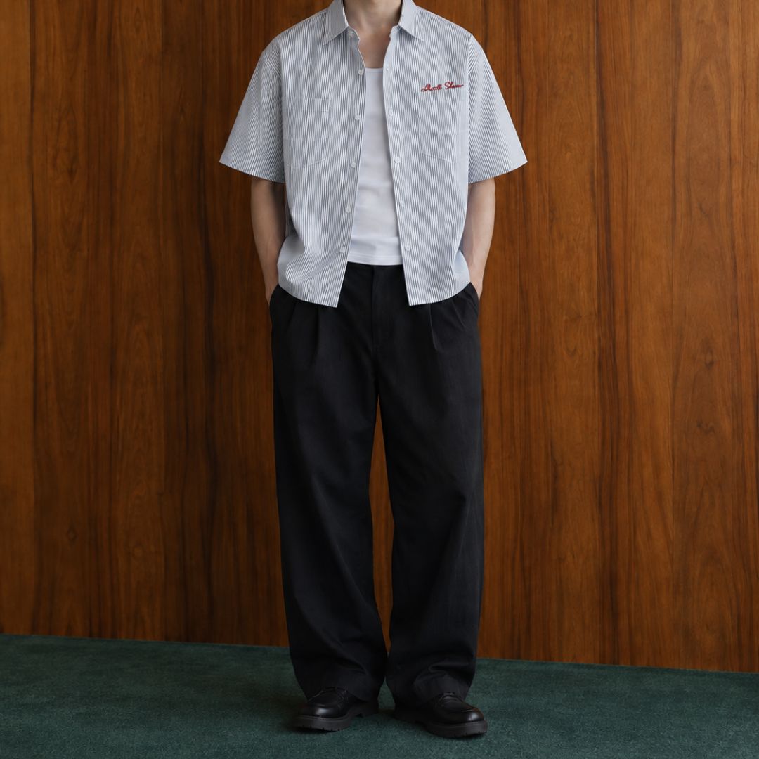 LK002 North Shore Pinstripe Shirt