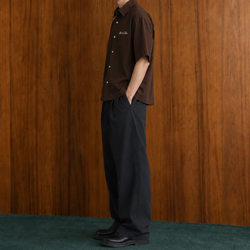 LK001 Embroidered Utility Boxy Shirt