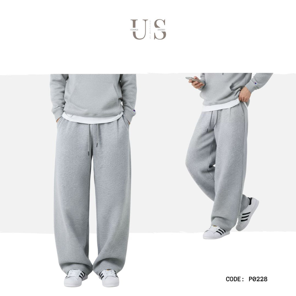 P0228 American-style retro curved-blade casual sweatpants