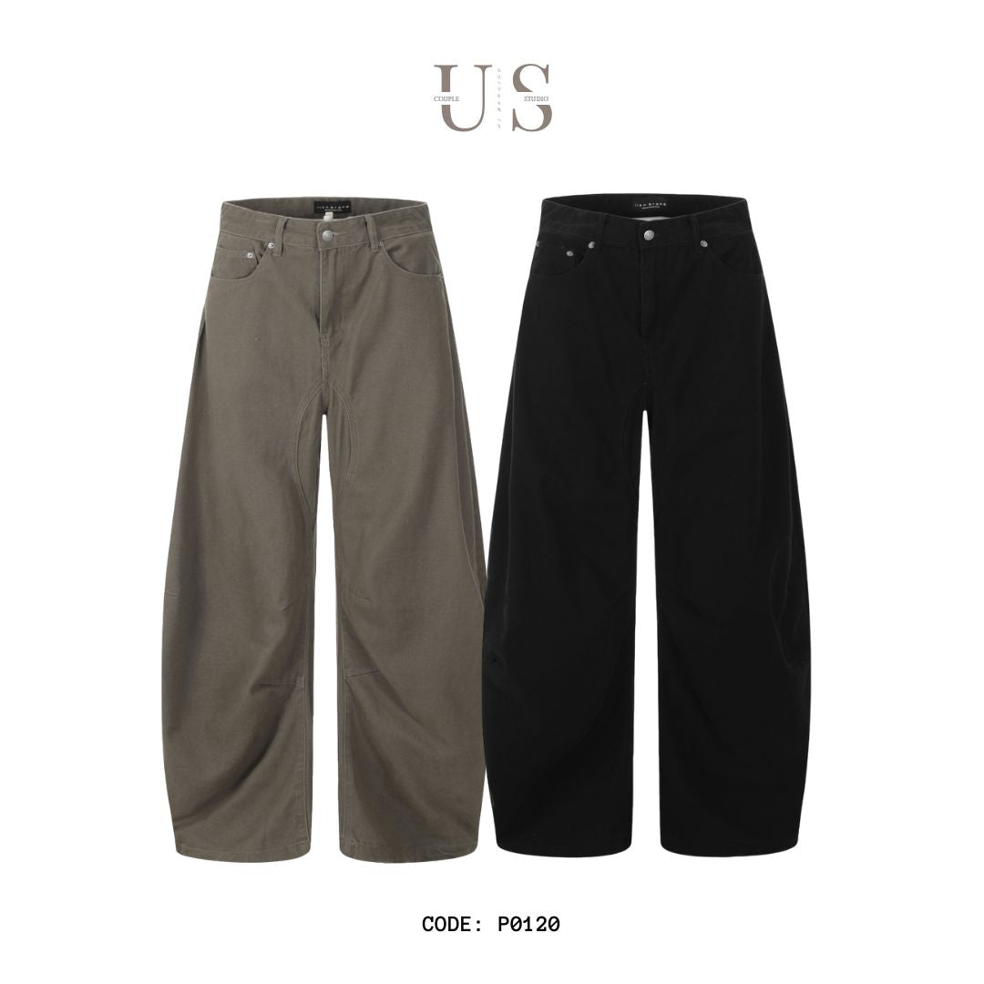 P0120 American retro cleanfit loose scimitar overalls