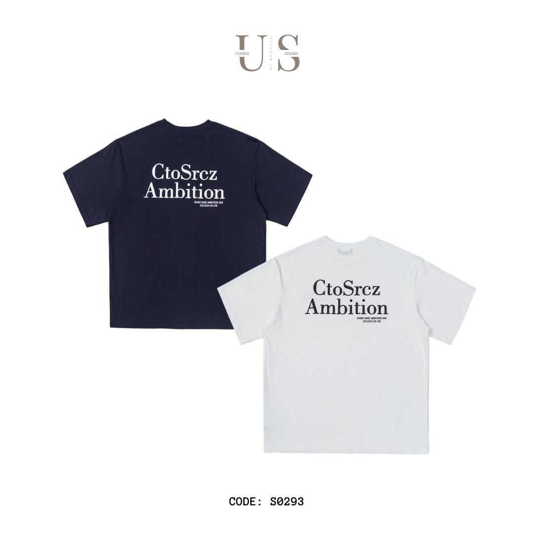 S0293 Japanese Style CTOSRCZ originaltrend high-end LOGO printed cotton T-shirt