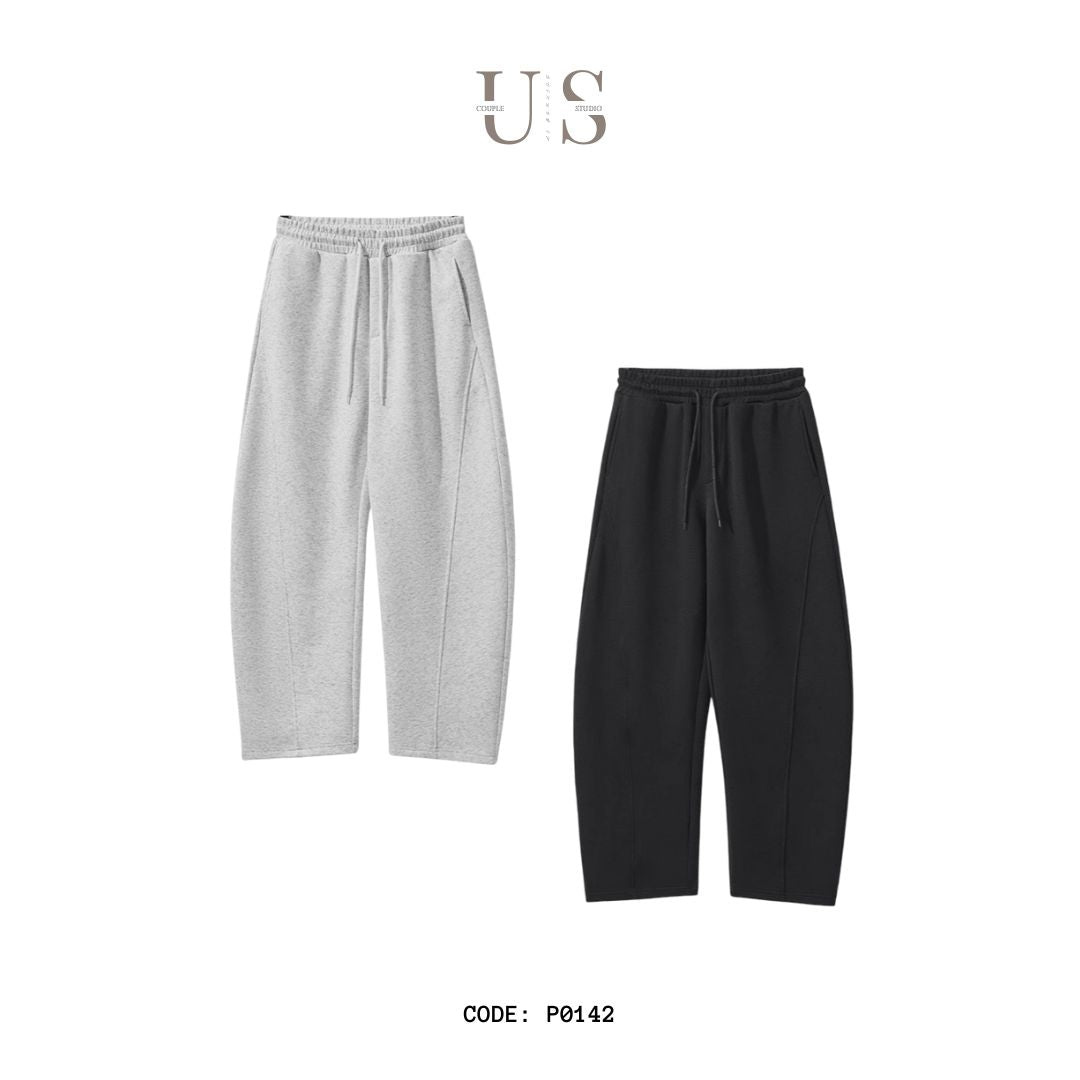 P0142 American Deconstruction Lazy Loose Profile Sports Sweatpants