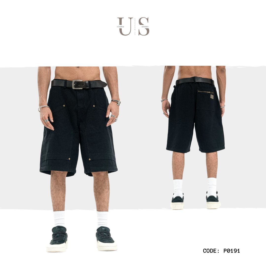 P0191 American Pure Cotton Cargo Casual Short Pant