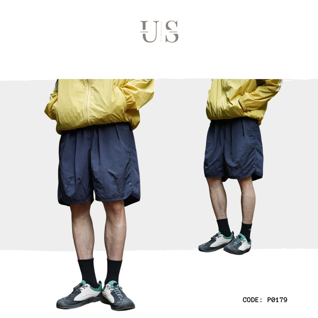 P0179 Japanese Fashion Brand Design Lightweight Breathable Quick-Drying Waterproof Cargo Shorts