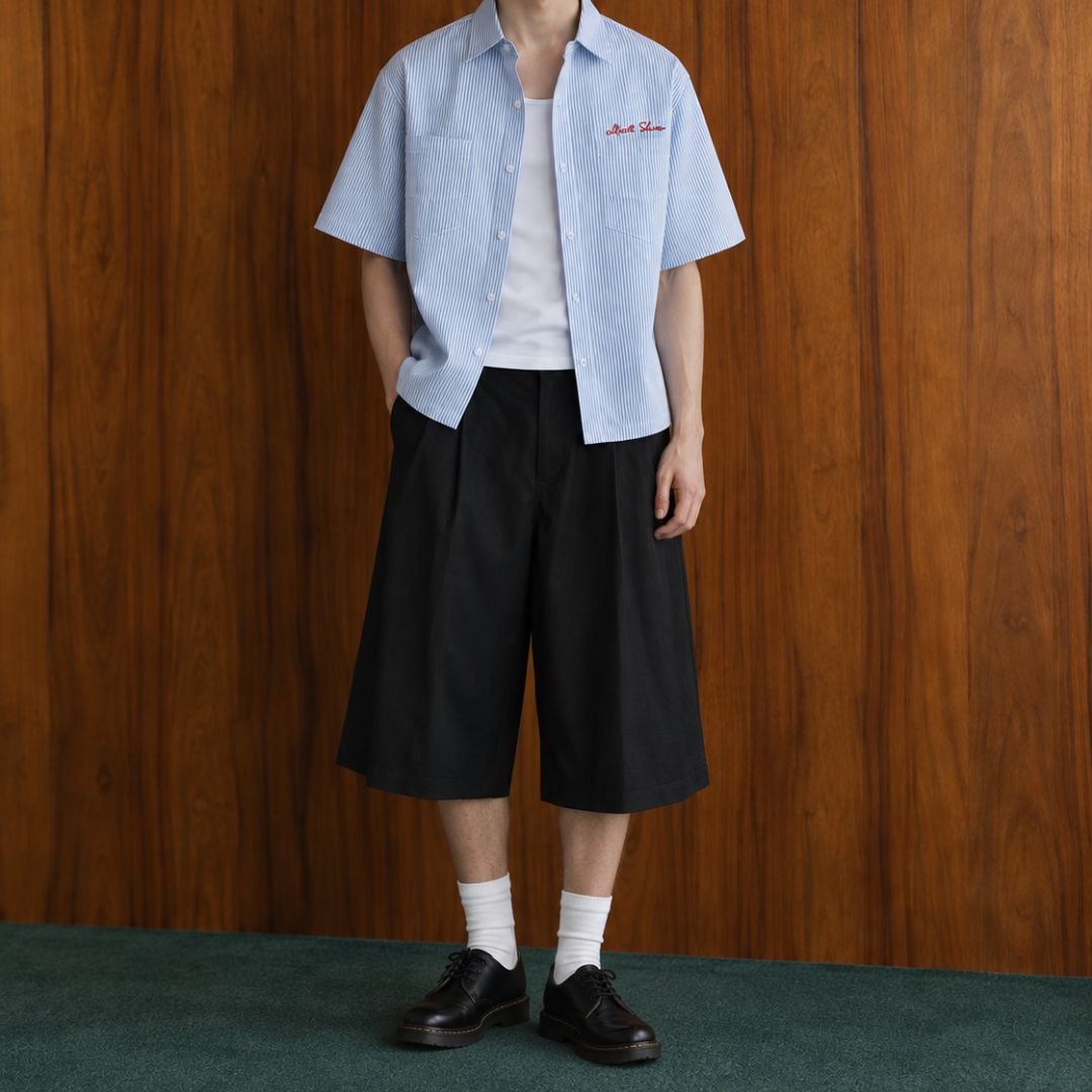LK002 North Shore Pinstripe Shirt