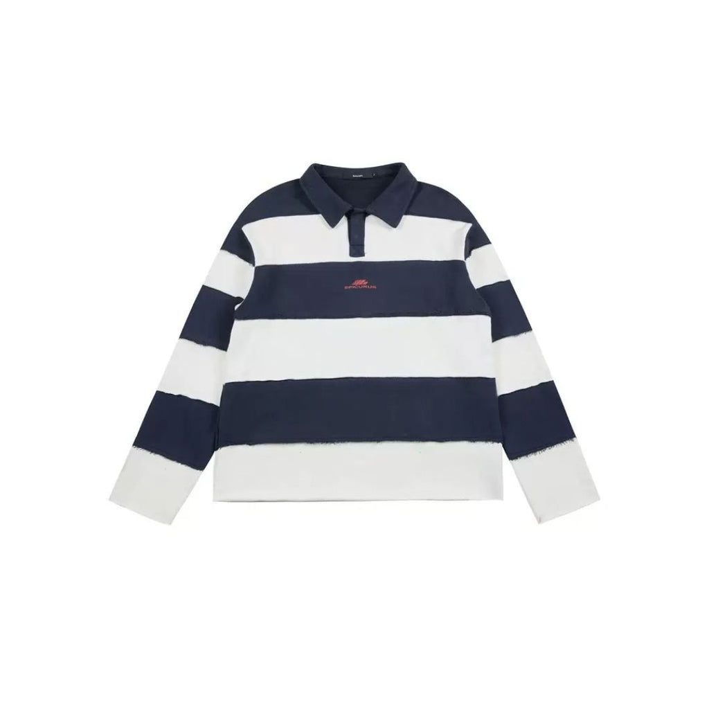 LK008 Varsity Stripe Rugby Shirt