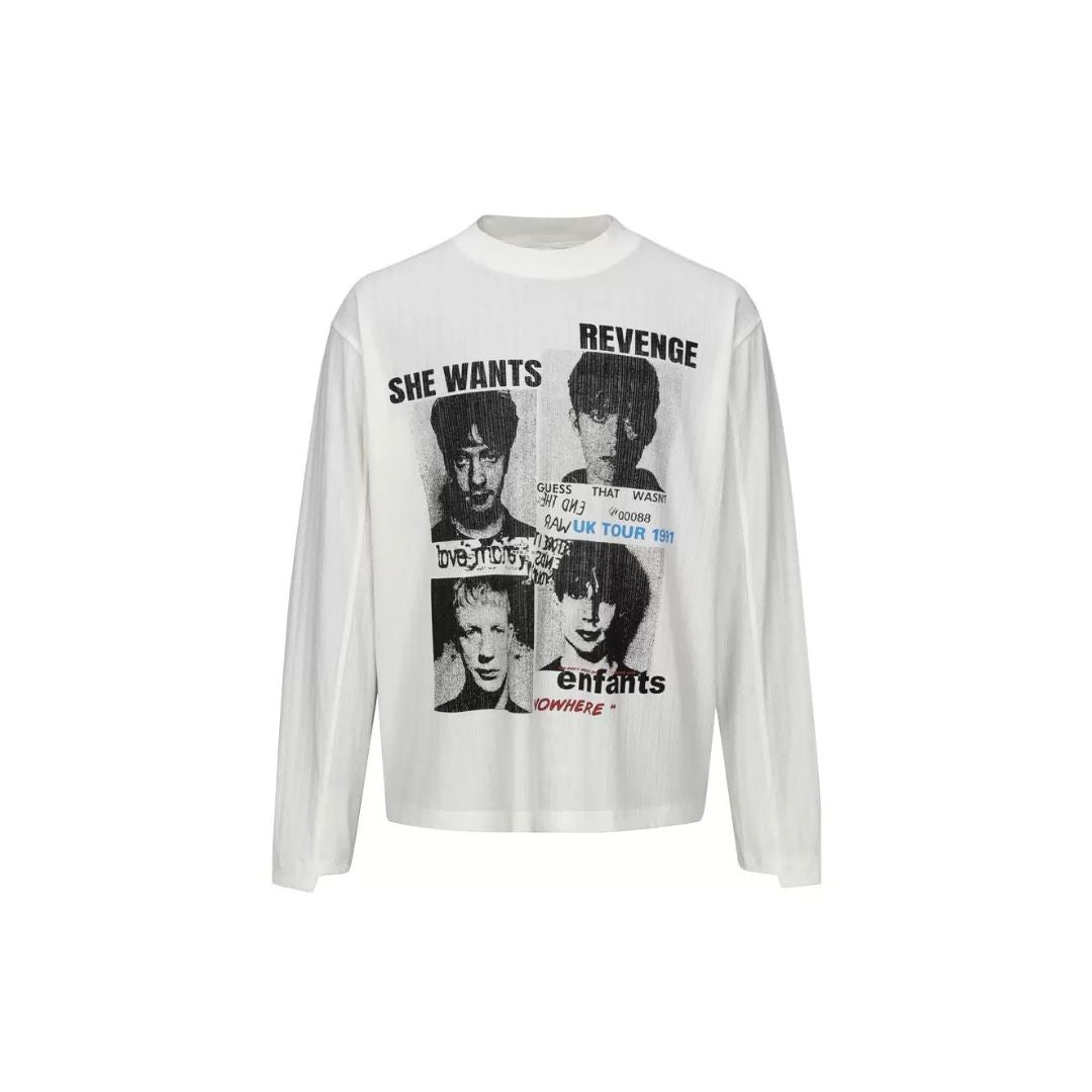 LK006 Revenge Collage Long Sleeve