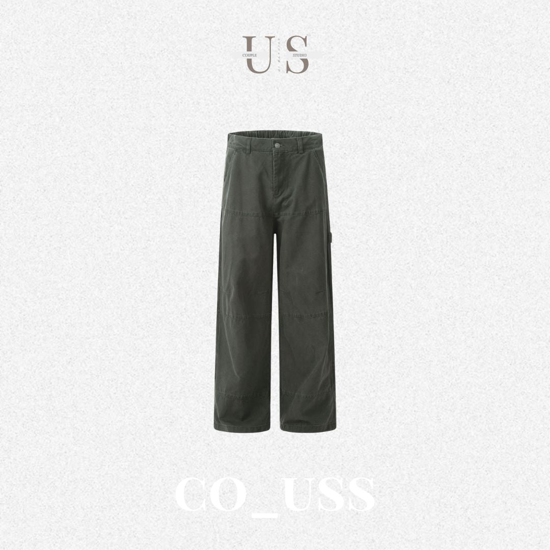 P0159 American Vintage A-line straight cargo jean