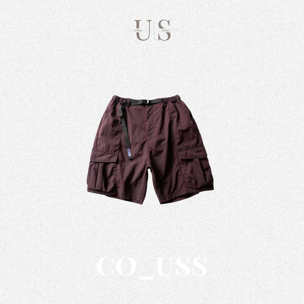 P0204 Japanese-style outdoor functional quick-drying retro multi-pocket cargo shorts