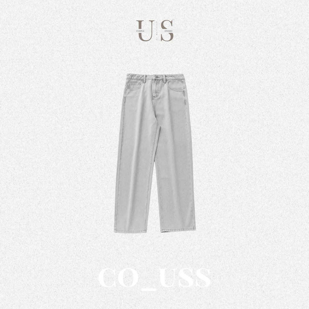 P0198 American retro straight leg loose-fitting washed distressed oversized jeans