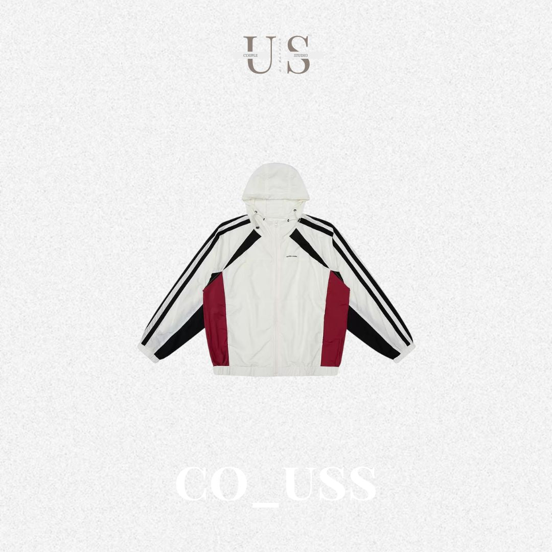 S0474 American-style lightweight outdoor sports color-blocked versatile hooded jacket