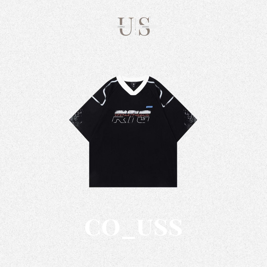 S0331 American trendy brand design casual fashion short-sleeved T-shirt