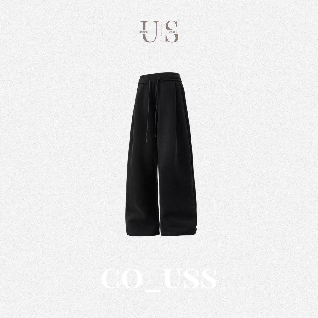 P0228 American-style retro curved-blade casual sweatpants
