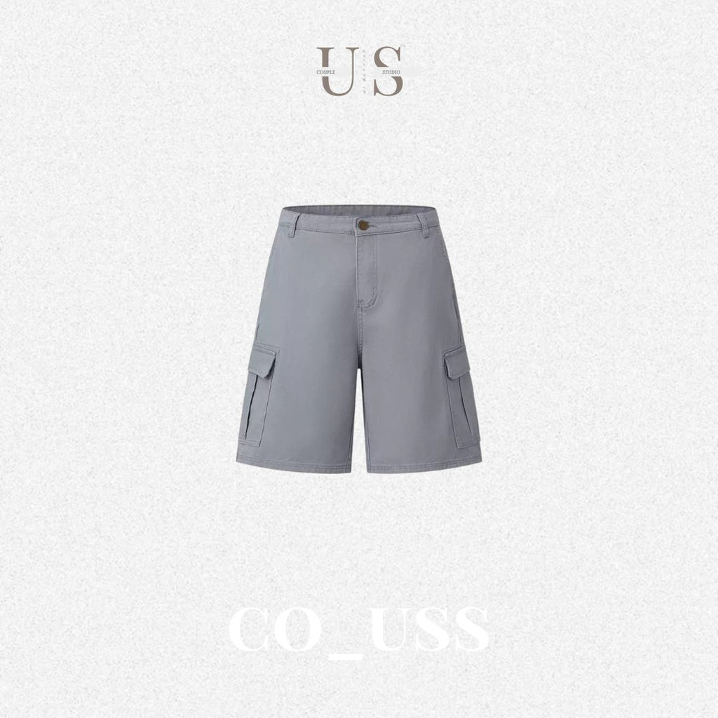 P0221 American style large pockets design loose fitting cargo pants