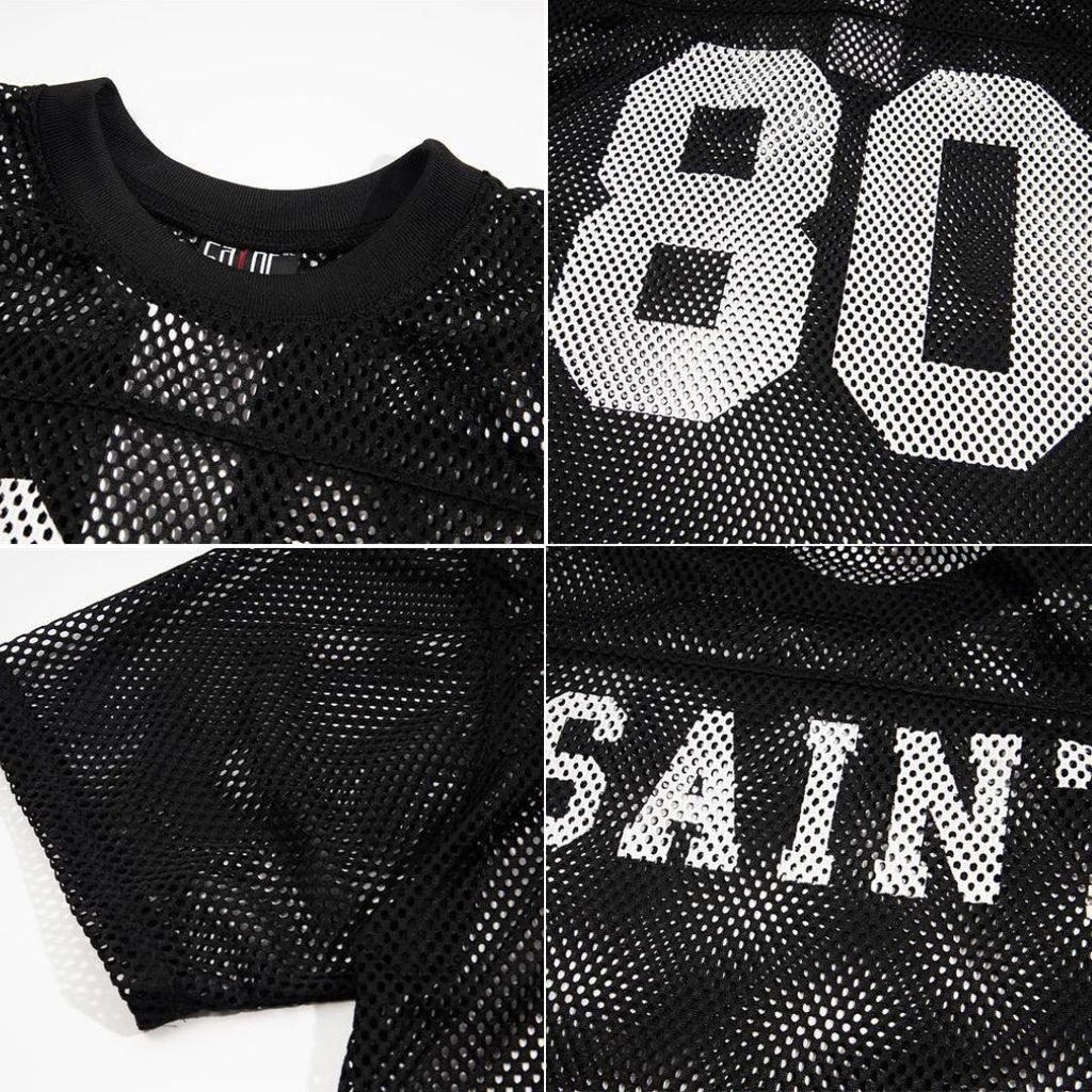 S0243 American Vintage Hollow Design 80 Number Oversized Jersey