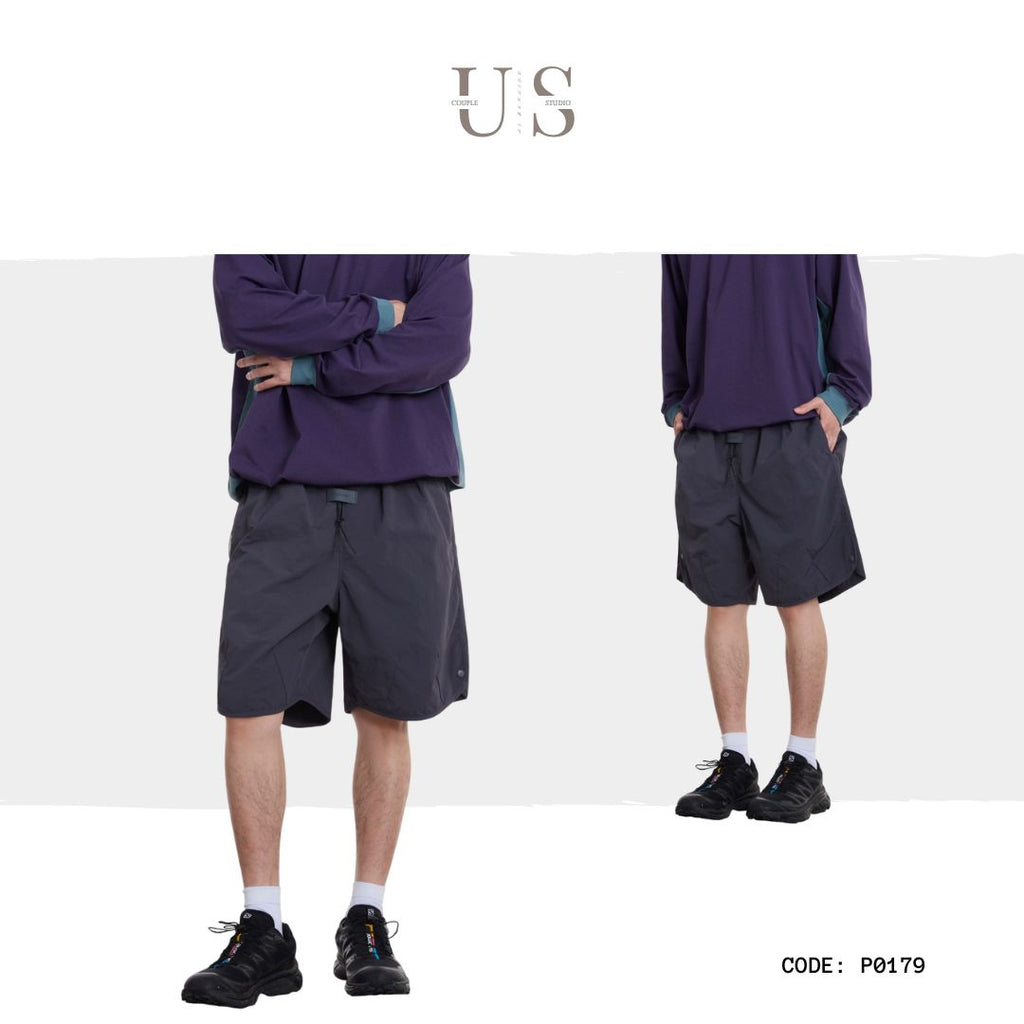 P0179 Japanese Fashion Brand Design Lightweight Breathable Quick-Drying Waterproof Cargo Shorts