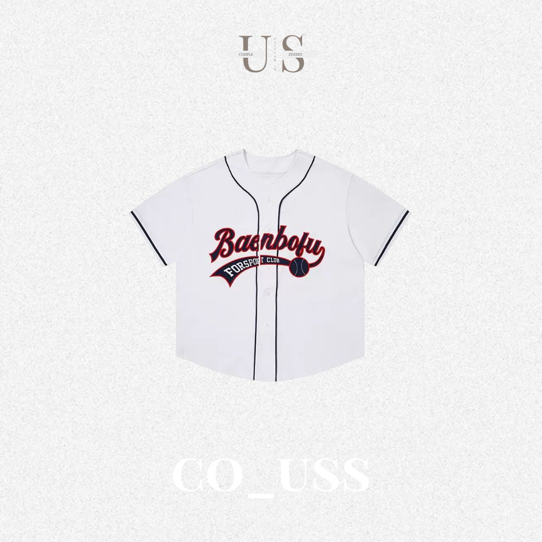 S0468 American vintage HIP-HOP cardigan baseball jacket shirt