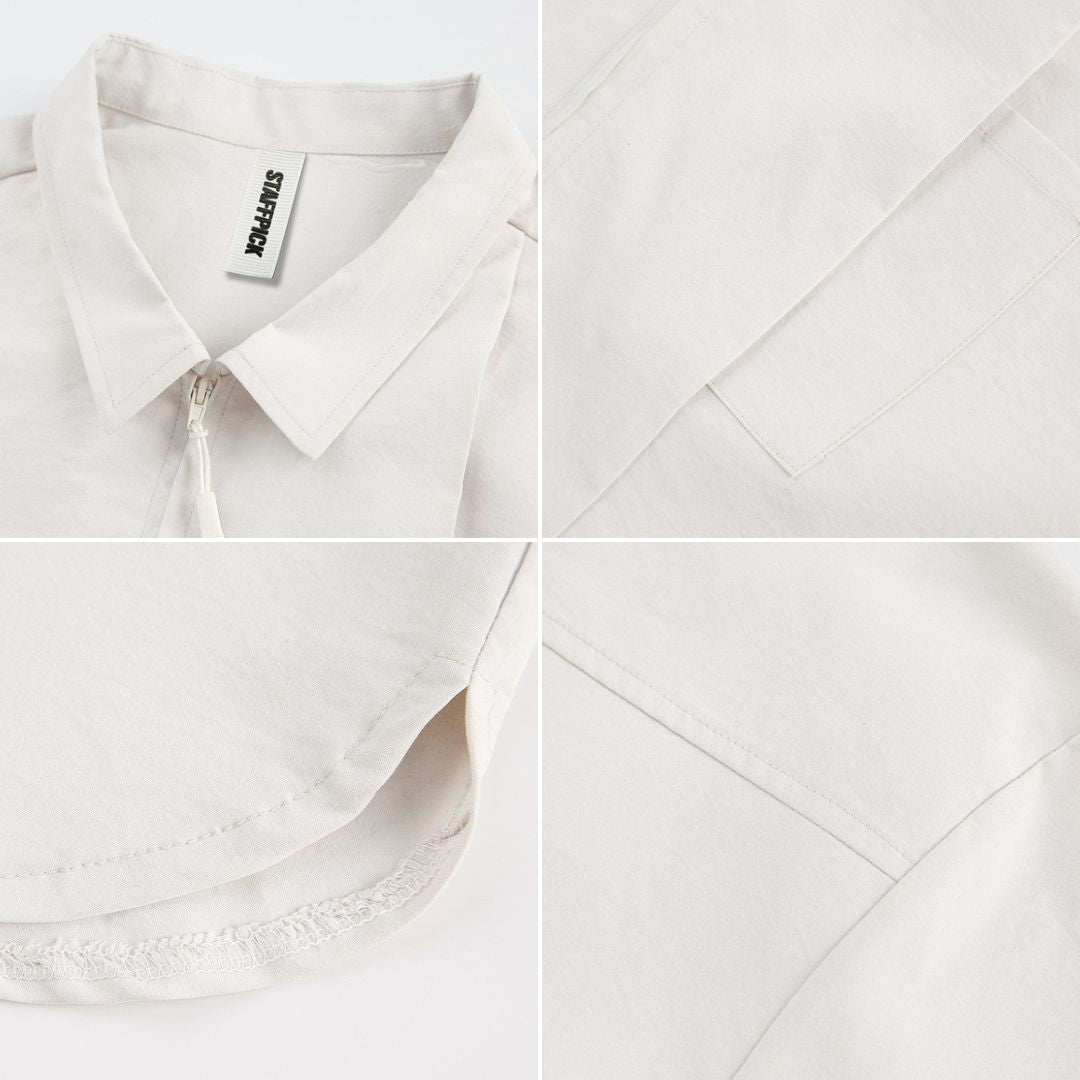 S0290 Japanese cityboy silhouette pocket stitching