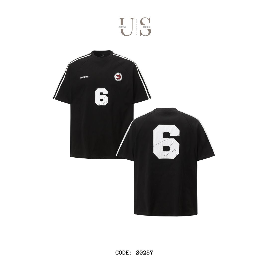 S0257 American 280G heavy retro street simple loose short-sleeved T-shirt