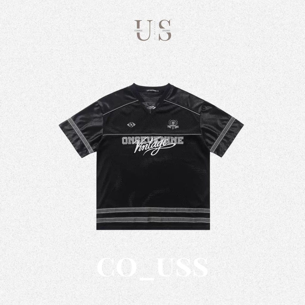 S0419 American-style breathable quick-drying color-blocked sports cycling motorcycle style jersey/T-shirt