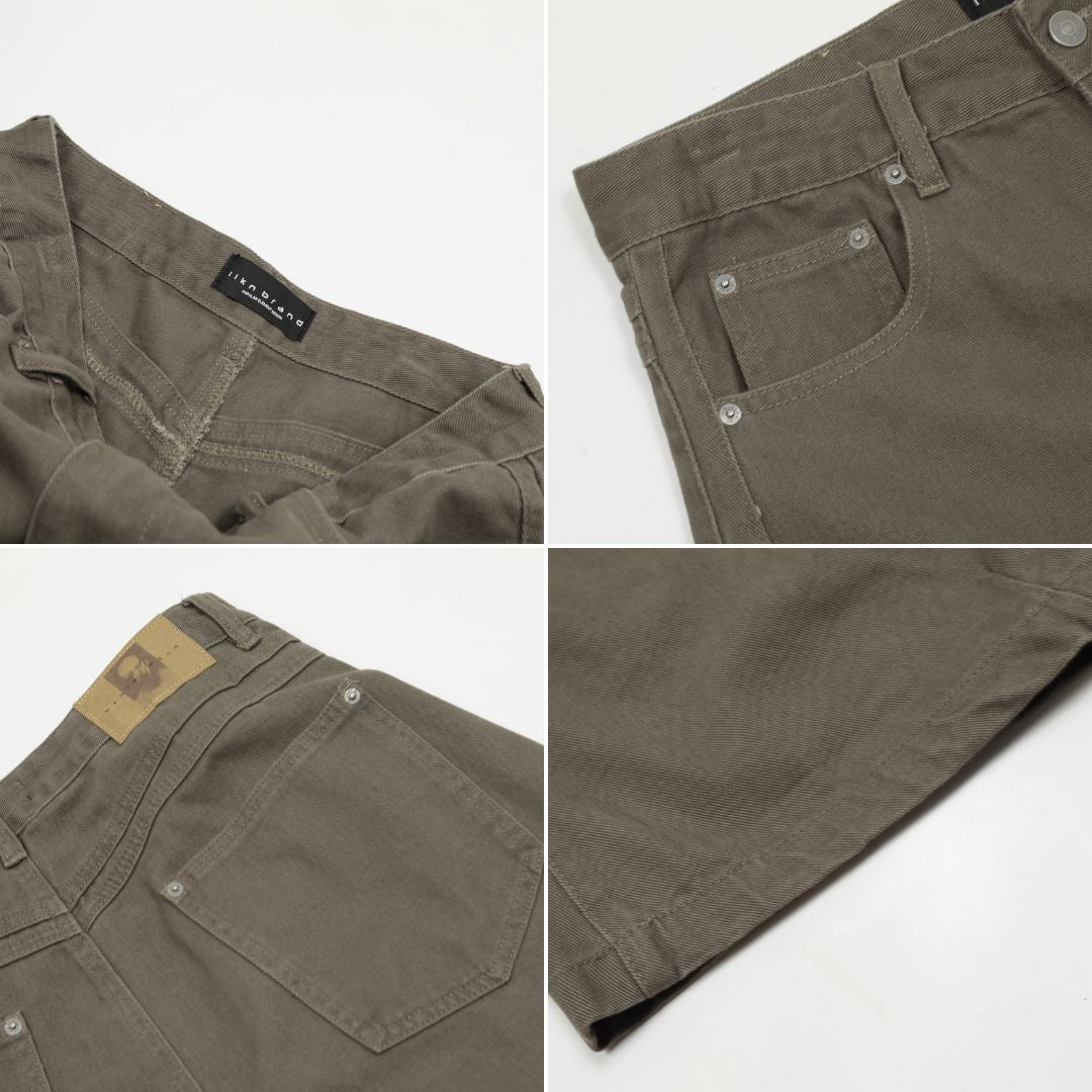 P0120 American retro cleanfit loose scimitar overalls