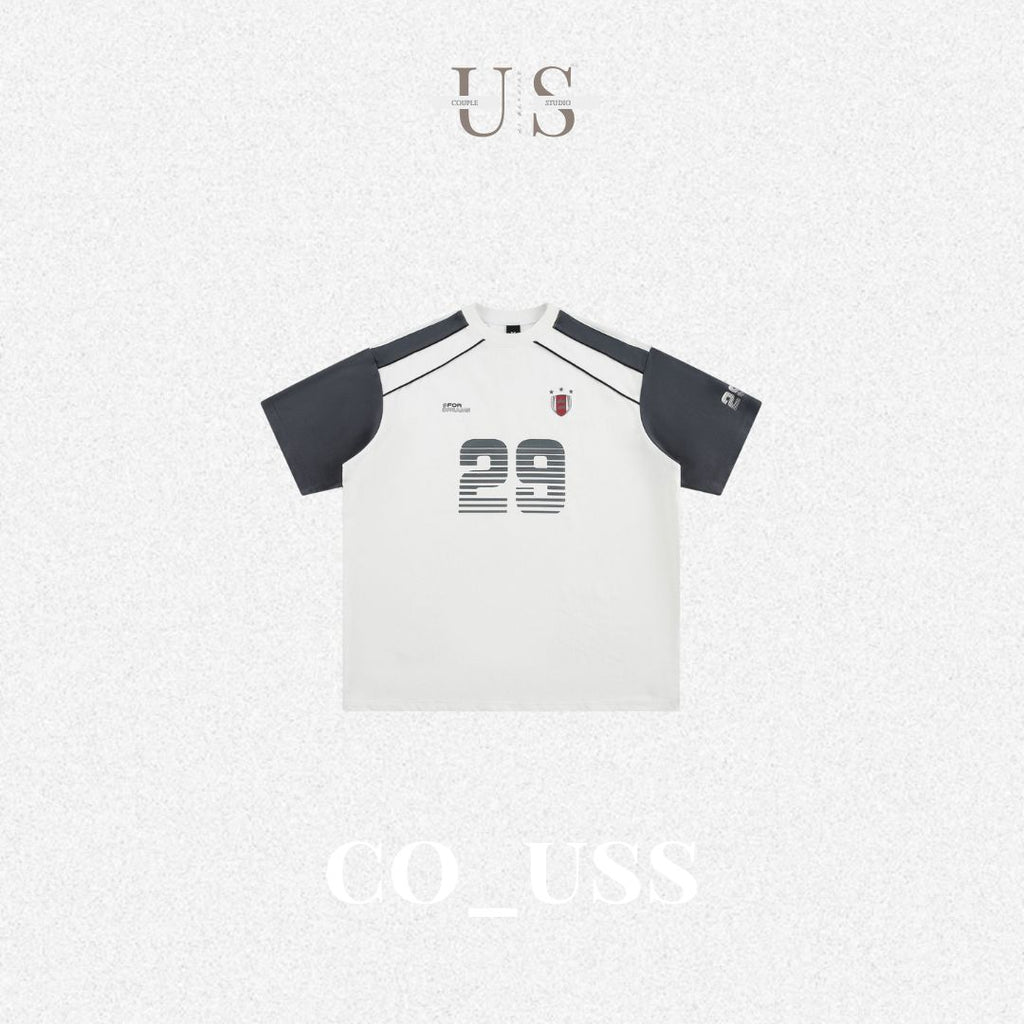 S0315 American sports style short-sleeved T-shirt