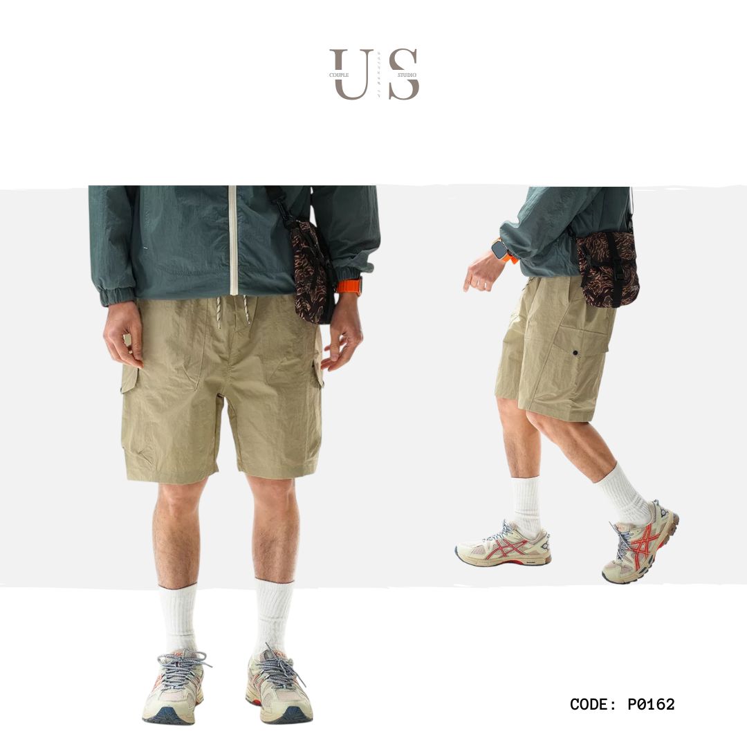 P0162 COUSS original outdoor trendy sports shorts men's loose mid-length pants quick-drying shorts