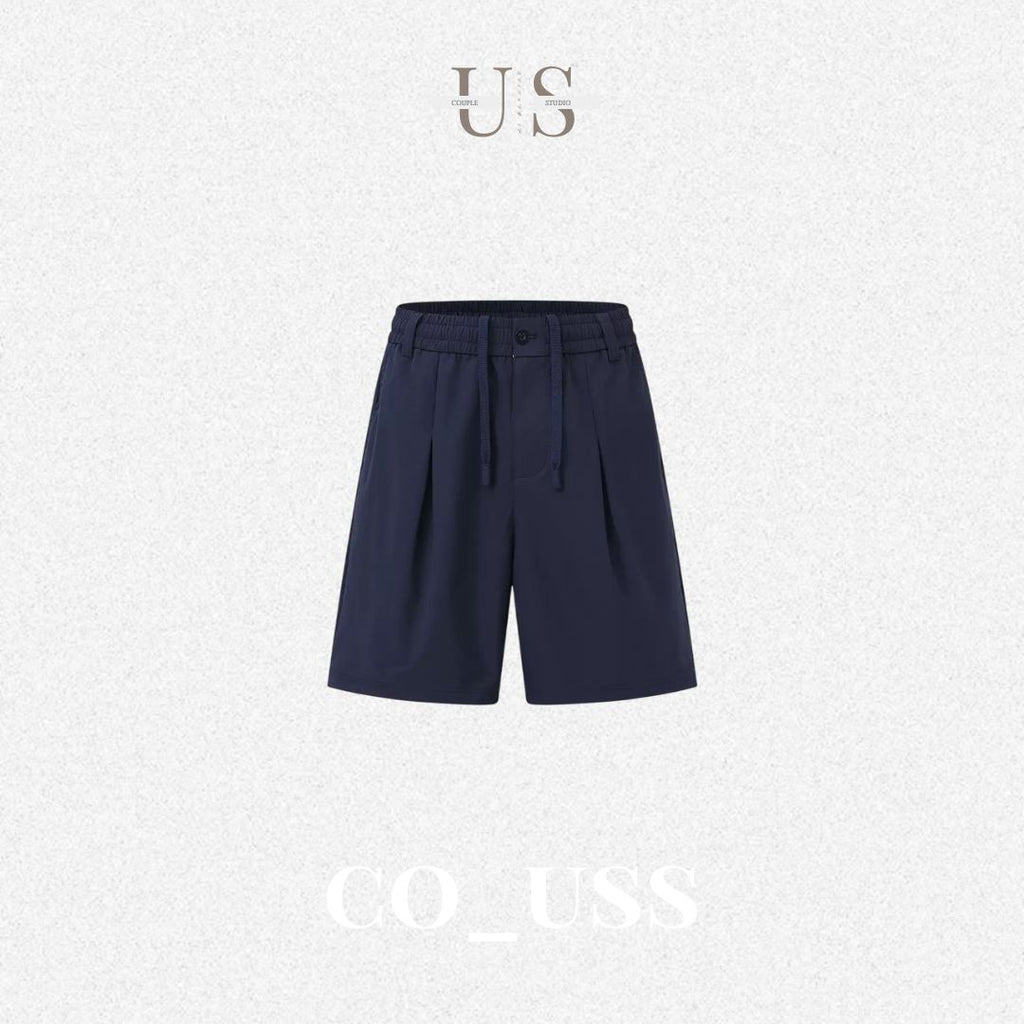 P0225 Japanese-style functional straight-leg wide-leg cargo pant shorts