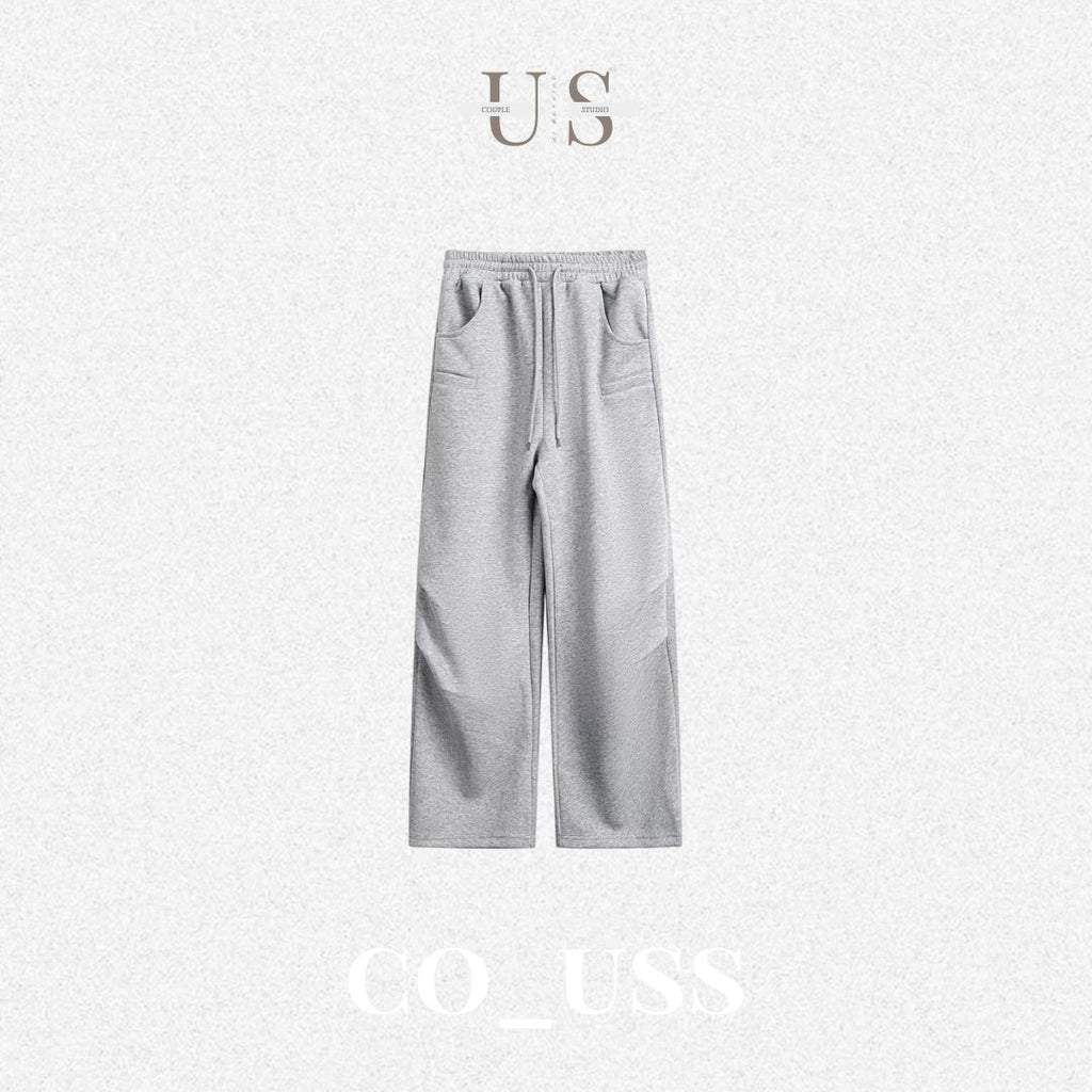 P0167 America Style Retro Simple Design Sense Loose Straight Casual Pants
