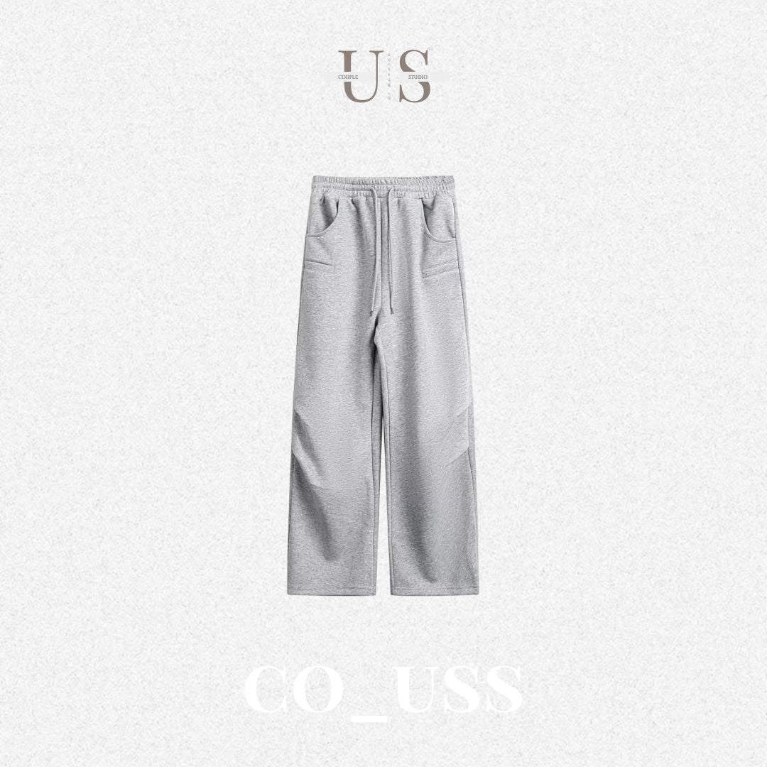 P0167 America Style Retro Simple Design Sense Loose Straight Casual Pants