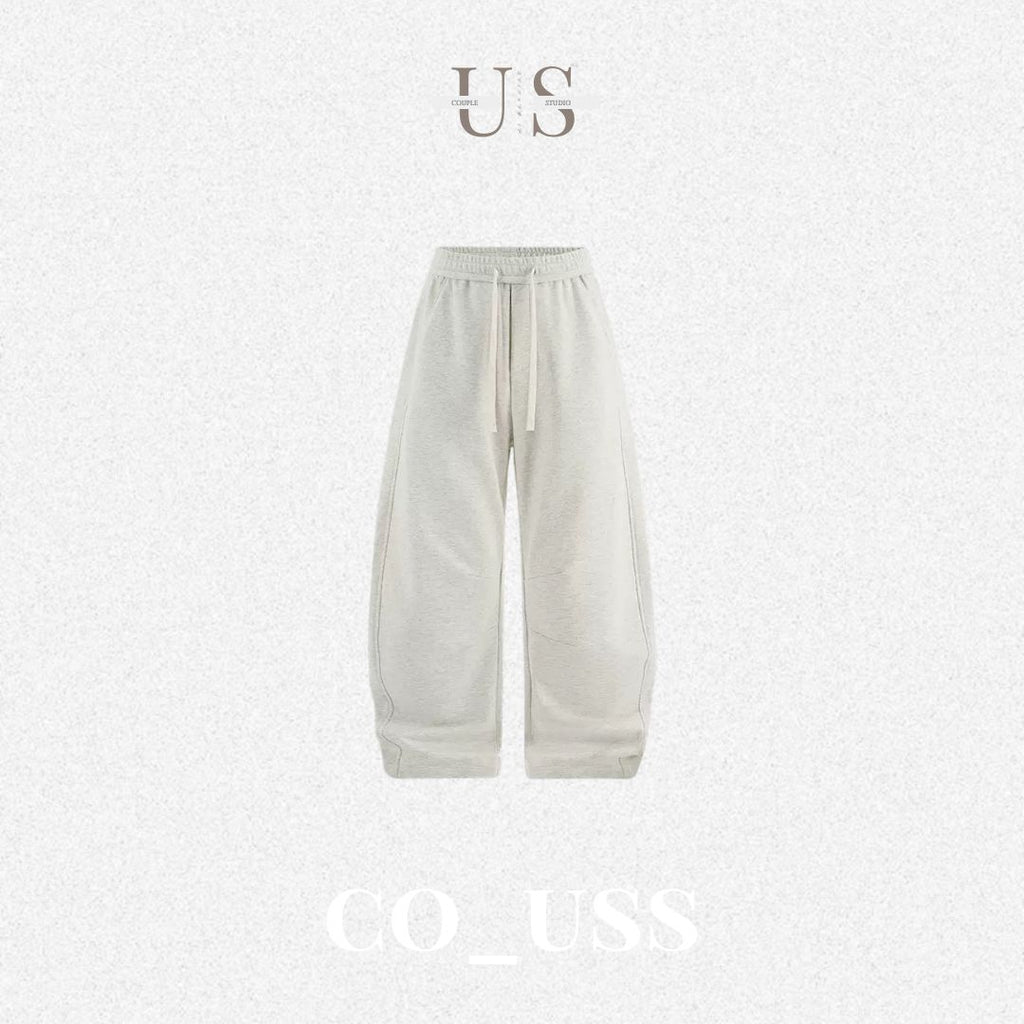 P0197 American Style 380G Wide-Leg Dragon Scale Curved Blade Sweatpants
