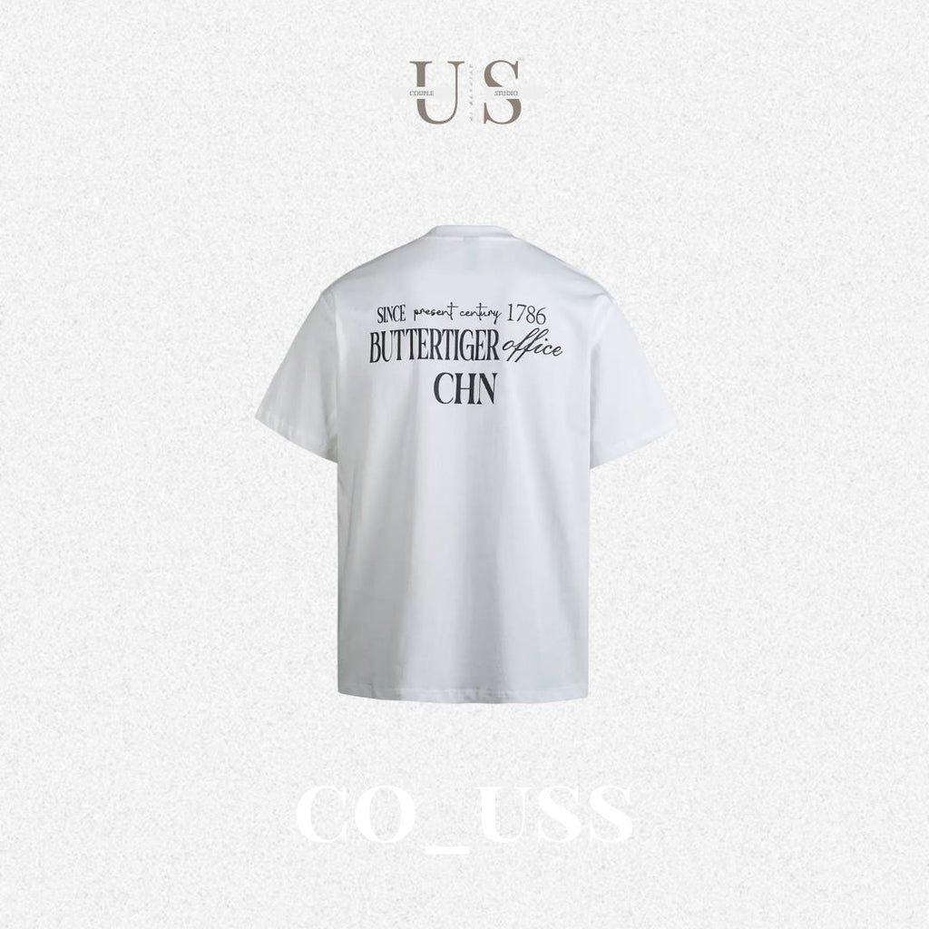 S0477 American Retro Graphic Short-Sleeve T-Shirt – Unisex Loose-Fit Cotton Tee