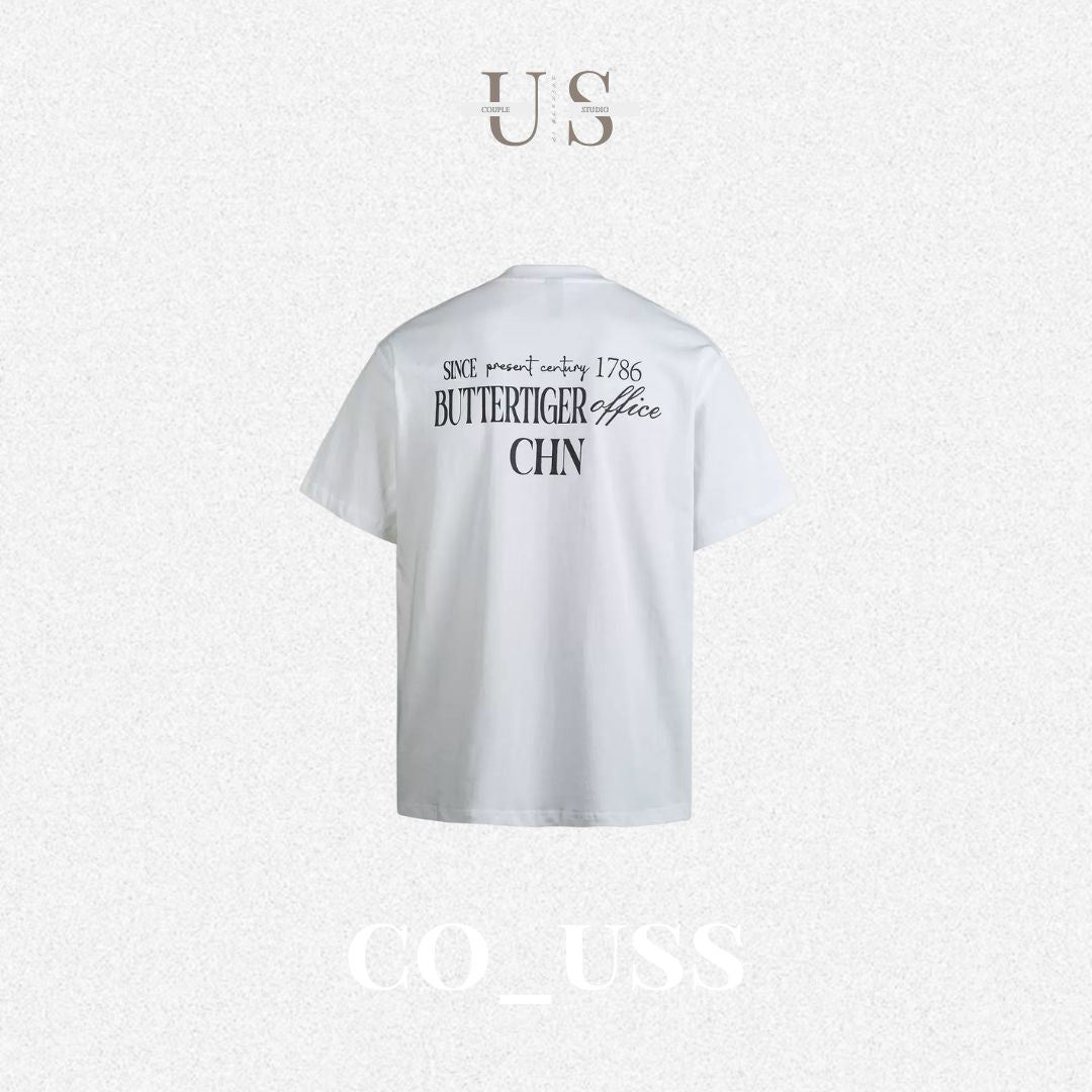 S0477 American Retro Graphic Short-Sleeve T-Shirt – Unisex Loose-Fit Cotton Tee