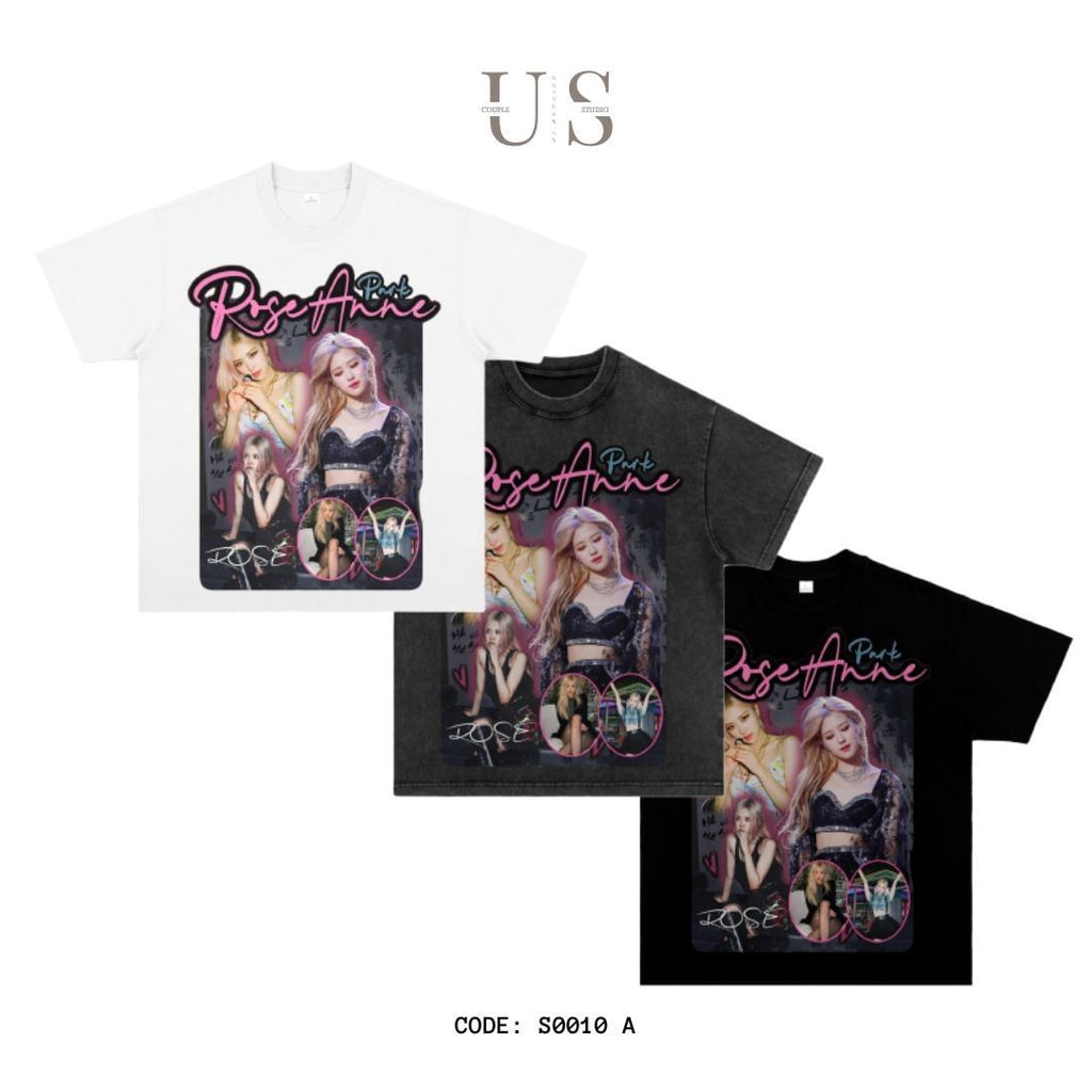 S0010 300g Blackpink Short Sleeve Americana T-Shirt