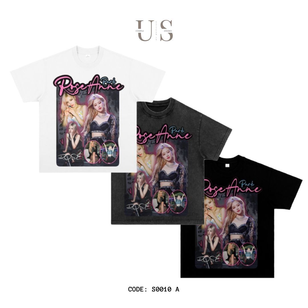 S0010 300g Blackpink Short Sleeve Americana T-Shirt