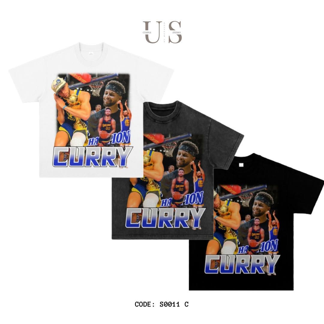 S0011 300g NBA Star Short Sleeve Americana T-Shirt