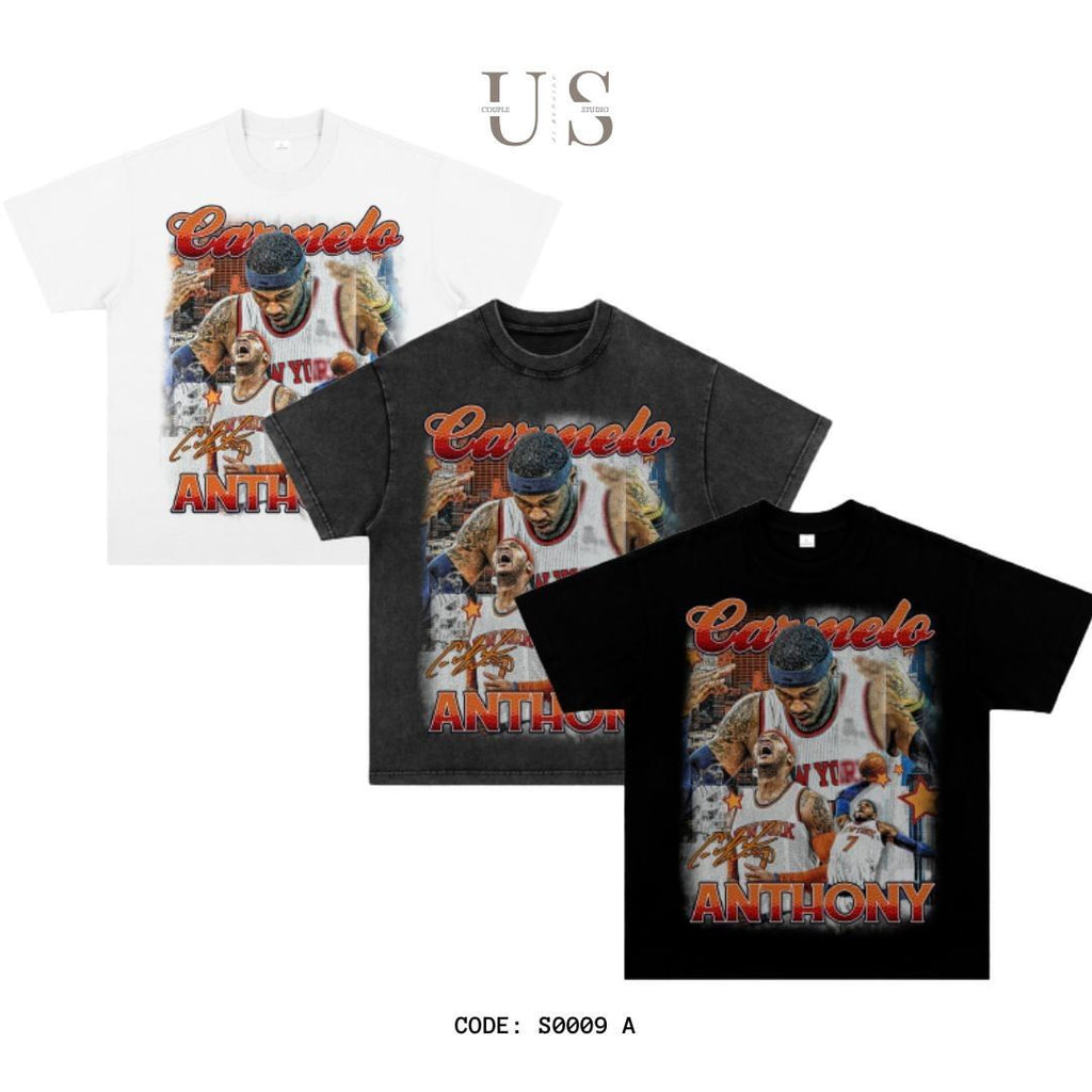 S0009 300g NBA Star Short Sleeve Americana T-Shirt