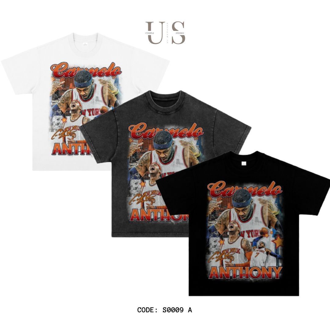 S0009 300g NBA Star Short Sleeve Americana T-Shirt