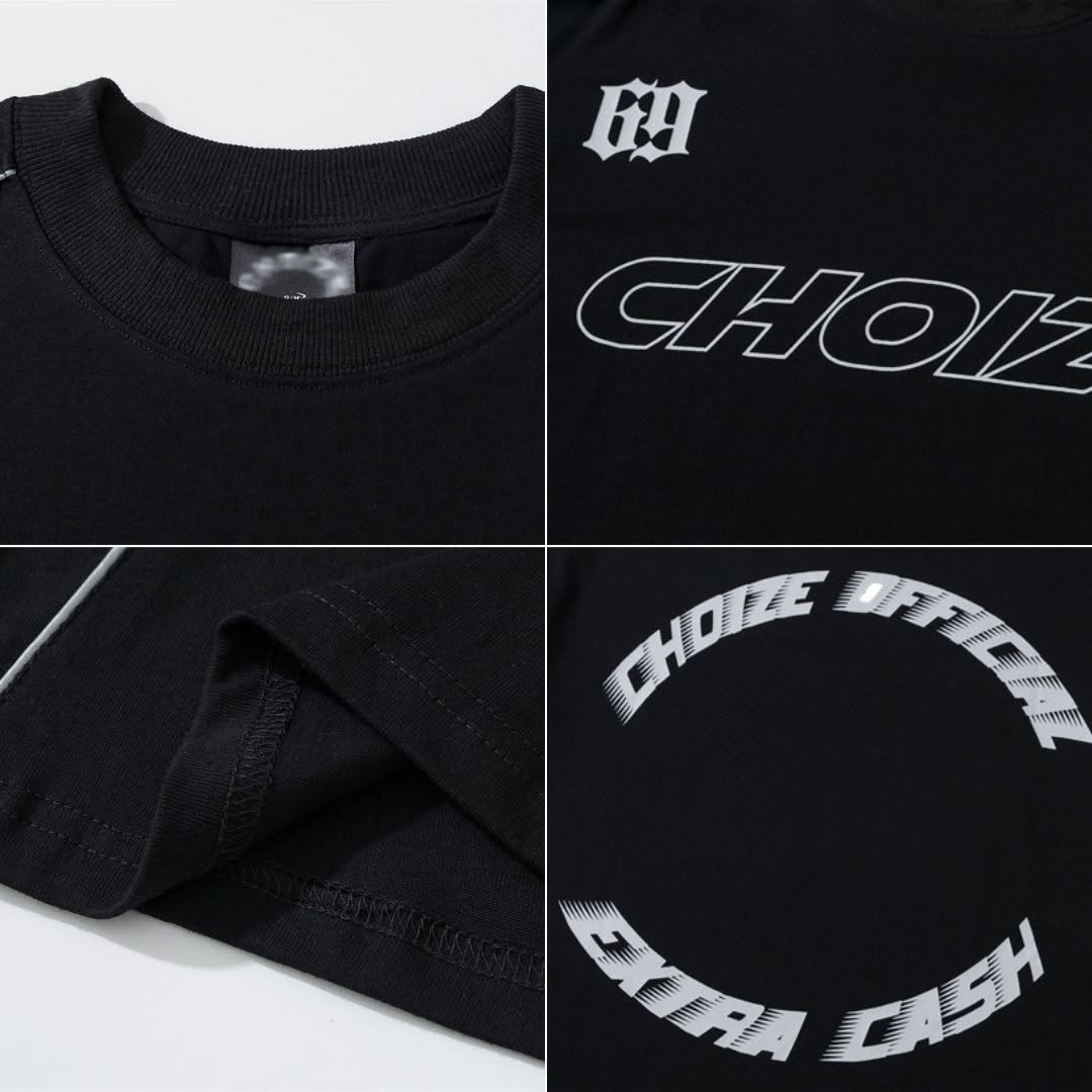 S0027 American Sports Style Letter Print Short Sleeve T-Shirt