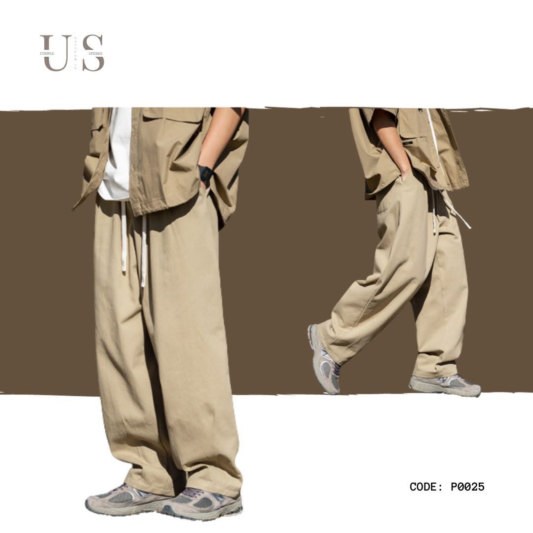 P0025 Japanese Cityboy Straight Oversize Cargo Casual Pants