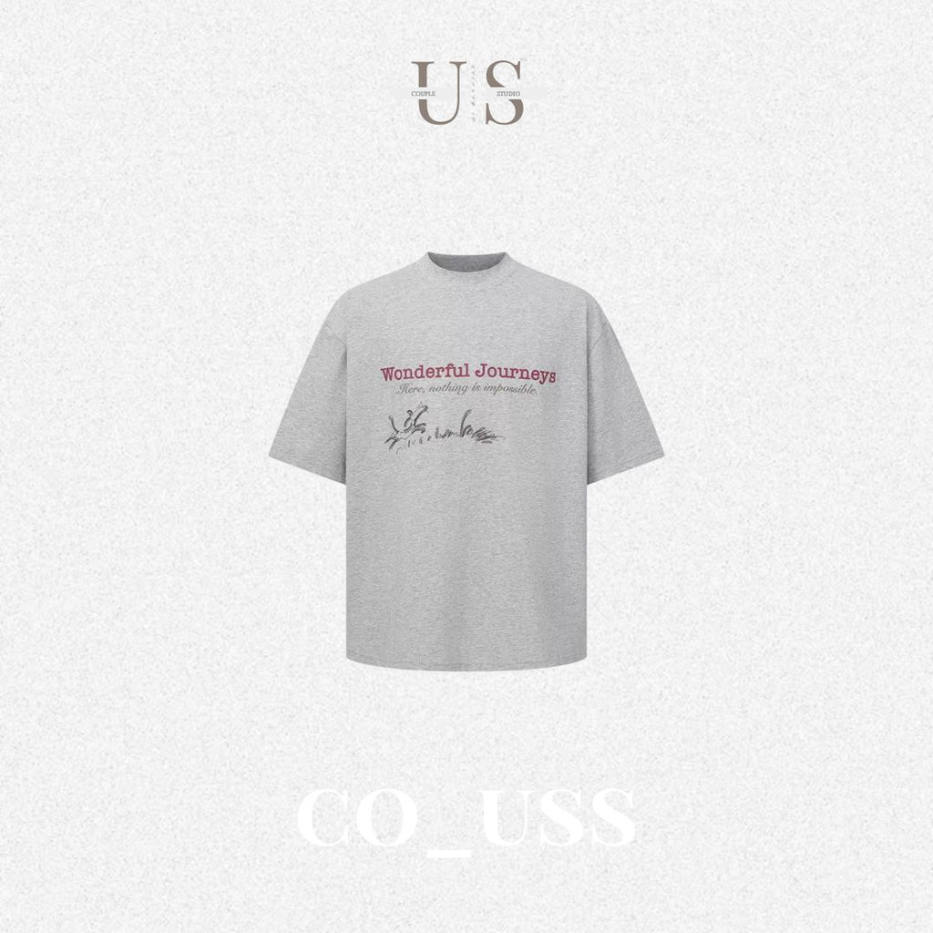 S0451 American retro striped short-sleeved T-shirt