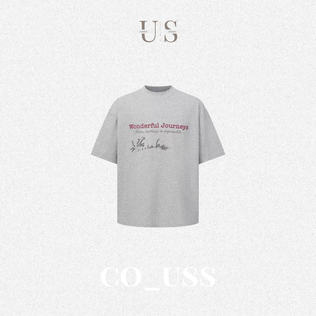 S0451 American retro striped short-sleeved T-shirt