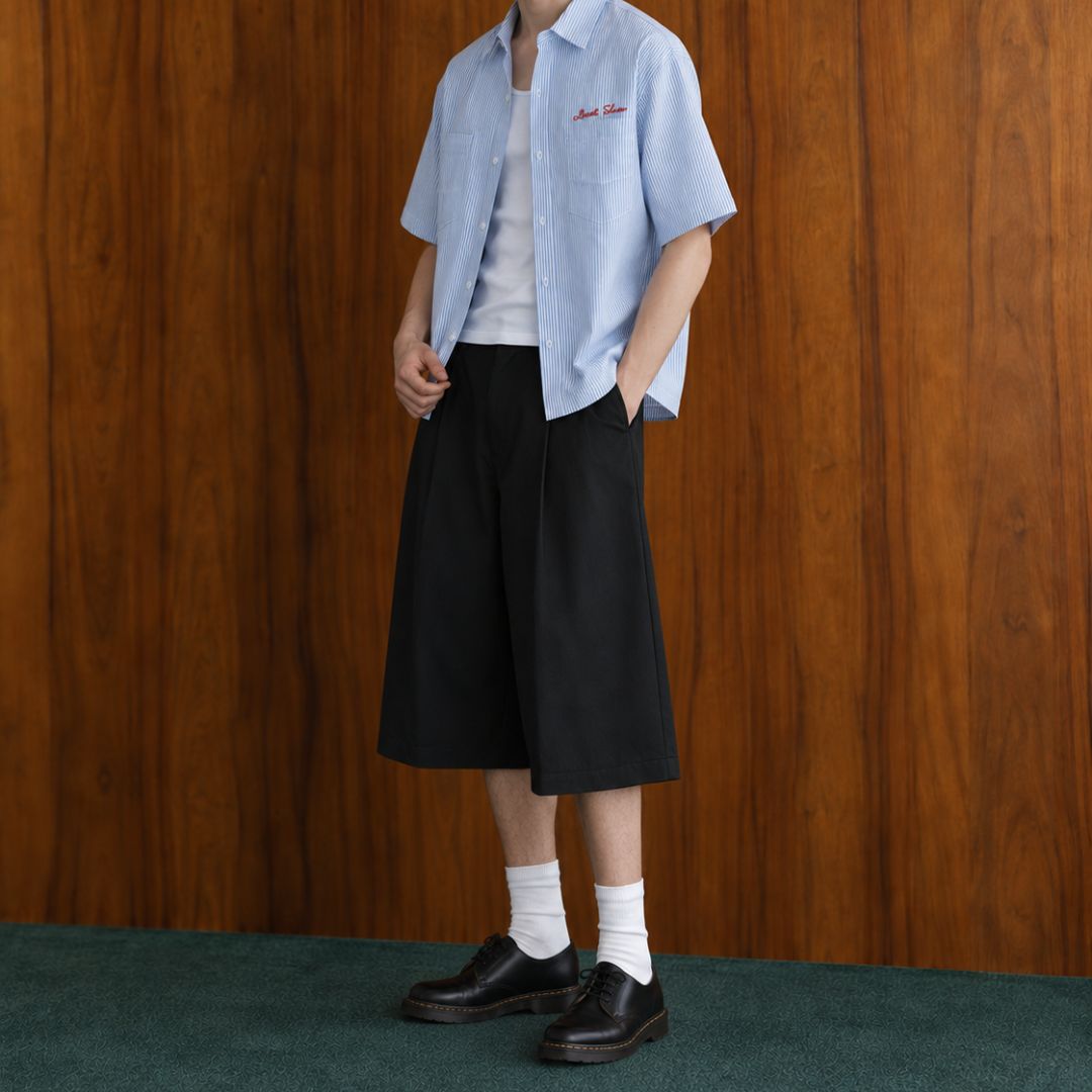 LK002 North Shore Pinstripe Shirt