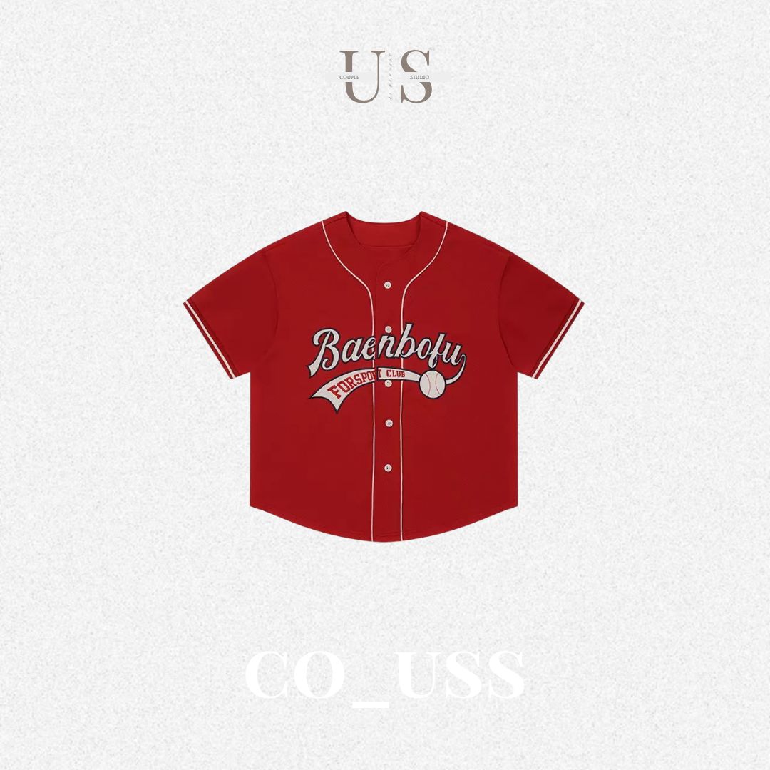 S0468 American vintage HIP-HOP cardigan baseball jacket shirt