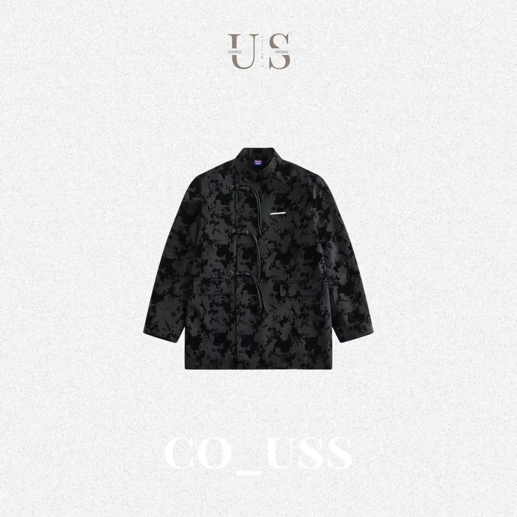 S0398 New Chinese Style Vintage Stand Collar Shirt