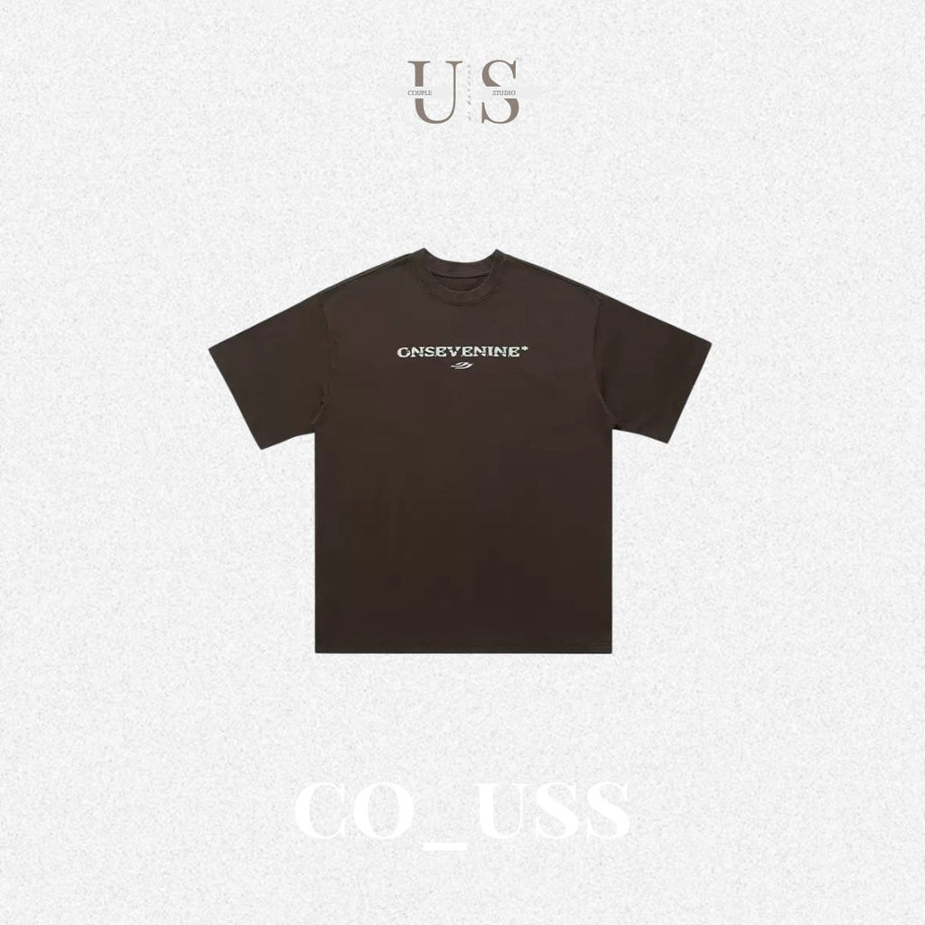 S0399 American style 315g heavyweight pure cotton short-sleeved T-shirt