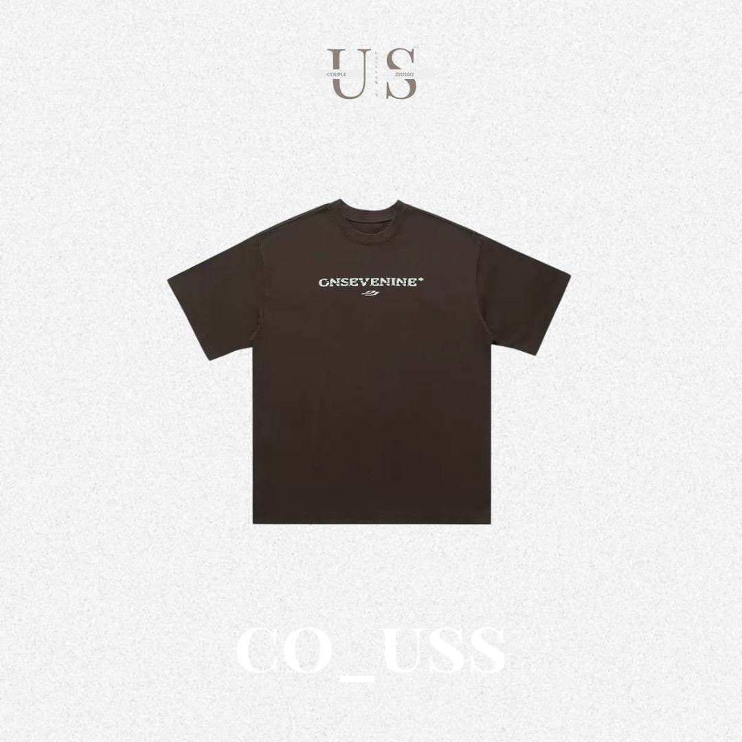S0399 American style 315g heavyweight pure cotton short-sleeved T-shirt