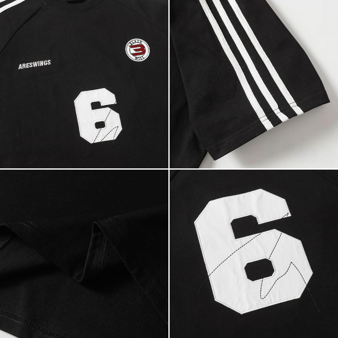 S0257 American 280G heavy retro street simple loose short-sleeved T-shirt