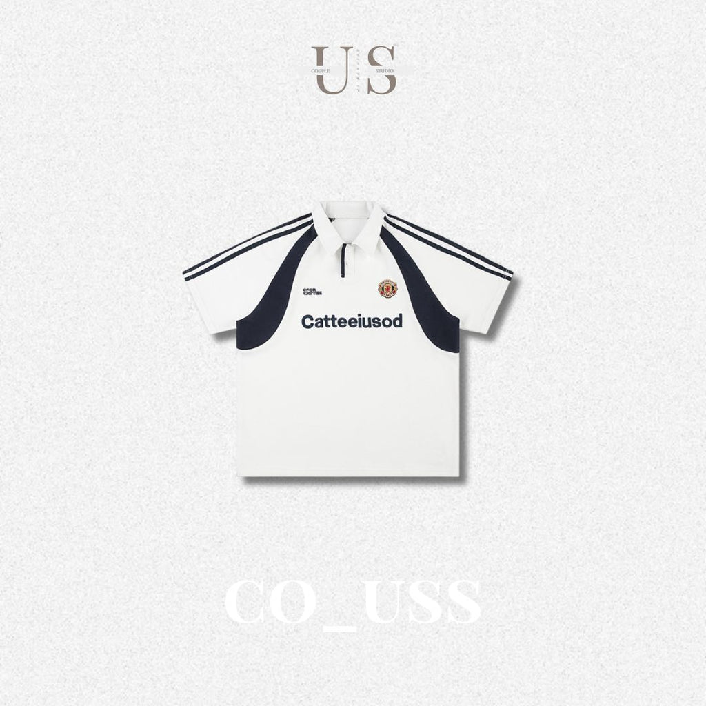 S0313 American 250g heavy round neck pullover polo shirt