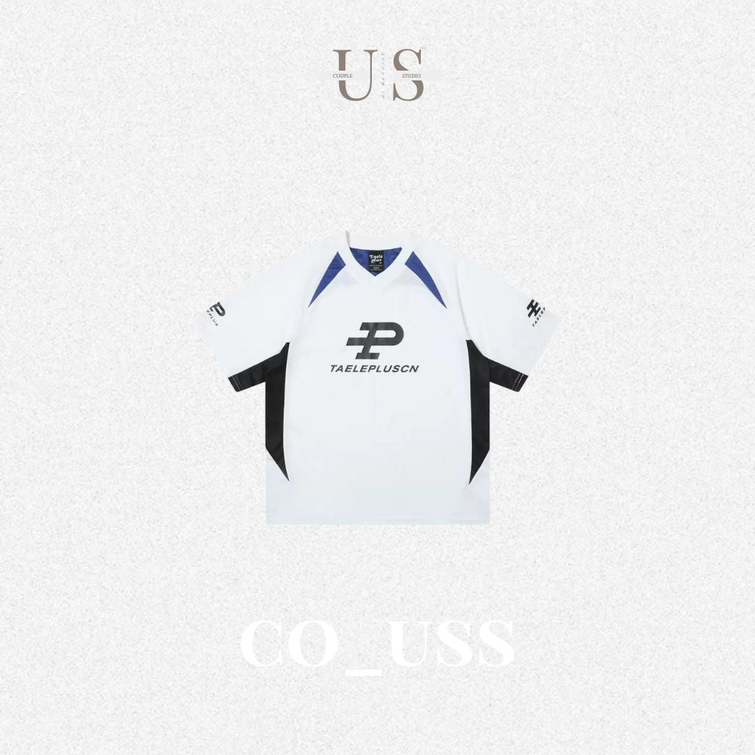 S0369 TaelePlus American Street oversize Breathable Jersey Short-sleeved